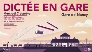La Dictée en gare s’invite à Nancy