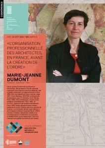 L'organistion professionnelle des architectes en France, avant la création de l'ordre