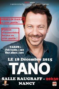 Le Nancy Comedy Club invite TANO