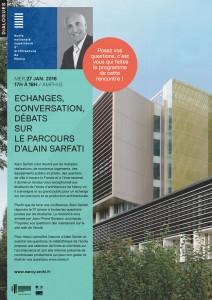 Échanges, conversation, débats sur le parcours d’Alain Sarfati