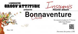 concert Insoumis David BONNAVENTURE