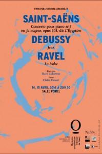 Concert symphonique : Saint-Saëns, Debussy, Ravel