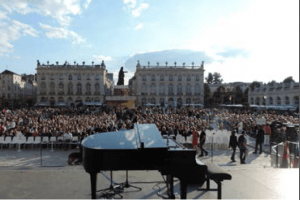 Chorales en open air place Stanislas