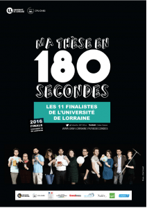 Ma thèse en 180 secondes