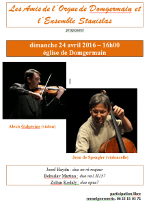 Concert en l'église de Domgermain