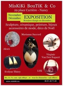 Exposition à la galerie MisKiki