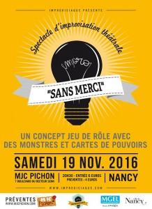Sans Merci avec Improdisiaque et le Gicle