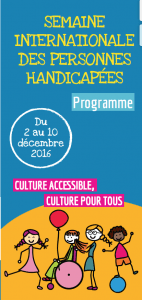 Semaine internationale des personnes handicapées