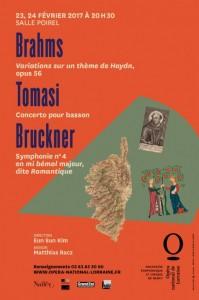 Brahms, Tomasi, Bruckner