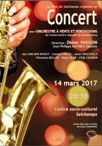 Concert instruments à vents