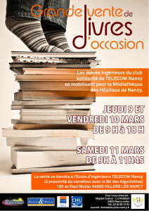 Grande vente de livres