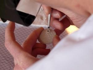 Travail de la pâte d'argent