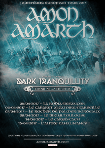 AMON AMARTH + DARK TRANQUILLITY + OMNIUM GATHERUM