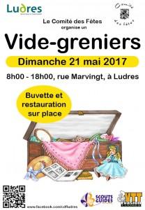 Vide grenier de Ludres le 22 mais 2017