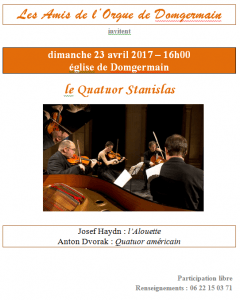 Le quatuor Stanislas