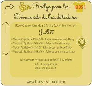 Rallye pour les enfants cet été