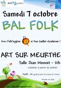Bal folk à Art sur Meurthe