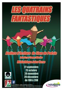 Les Quatrains Fantastiques : Atelier d'écriture, de slam et de poésie