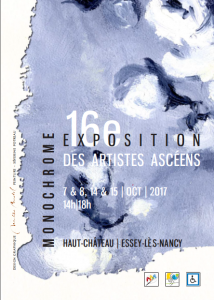 16ème édition de son Exposition annuelle sur le thème “Monochrome”  