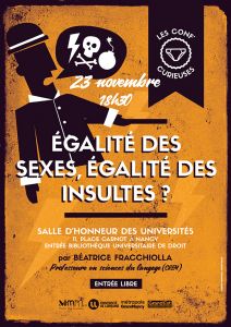 Égalité des sexes, égalité des insultes ? 