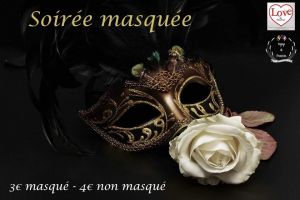 Soirée masquée au Love Bar