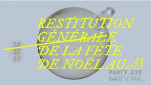 Restitution générale de la fête de Noël