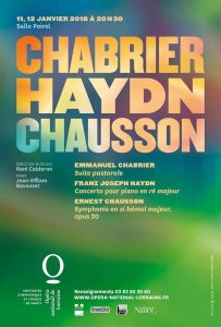 Concert symphonique Chabrier, Haydn, Chausson