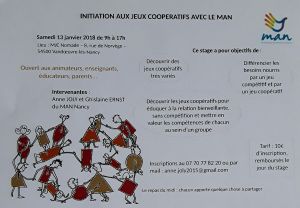 Initiation aux jeux coopératifs