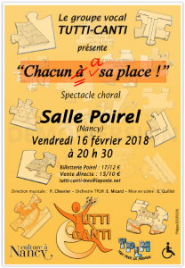 Chacun à (a) sa place