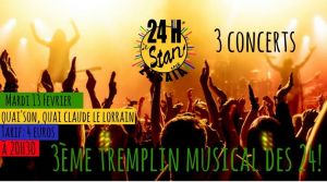 Tremplin musical 3 des 24H* de Stan