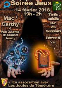 Soirée Jeux au Mc Carthy