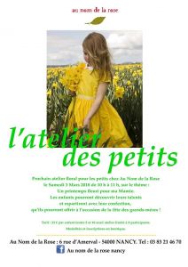 Fête es grand mère : l'atelier des petits