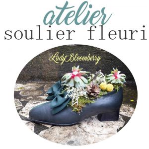 Atelier soulier fleuri