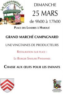 Marché campagnard à Haroué