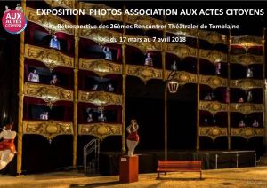 Vernissage photos Rétrospective des 26èmes Rencontres Théâtrales