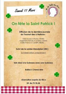 On fête la Saint Patrick
