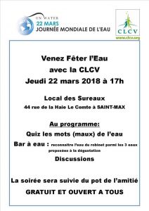 Venez fêter l'Eau
