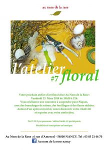 Atelier Floral au nom de la rose
