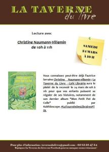 Lecture avec Christine Naumann-Villemin