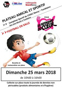 GSAT - plateau amical et sportif en faveur des Restos du coeur
