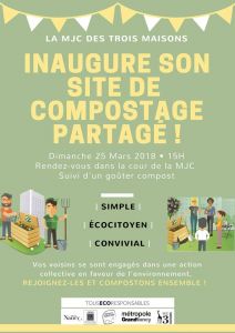 Inauguration d'un site de compostage
