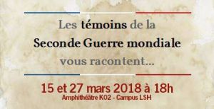 Les témoins de la secondes guerre mondiale