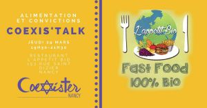 Coexis'talk #6 : Alimentation Et Conviction