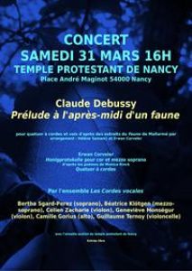 Concert au temple protestant