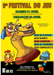 9e festival du jeu à la MJC Lillebonne