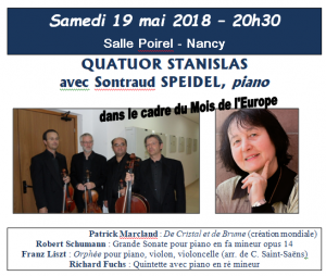 Quatuor Stanislas avec Sonstraud SPEIDEL