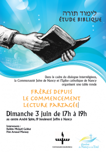 Frères depuis le commencement - Lecture partagée