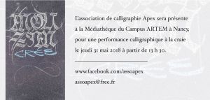 Performance à la craie