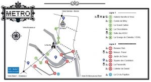 Plan du festival Rosières aux artistes