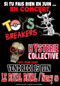 Concert punk rock au Royal royal Nancy